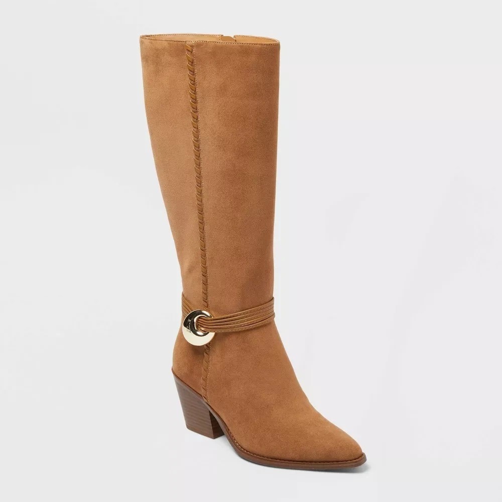 Women's Rio Whip Stitch Tall Boots – Universal Thread Tan 8